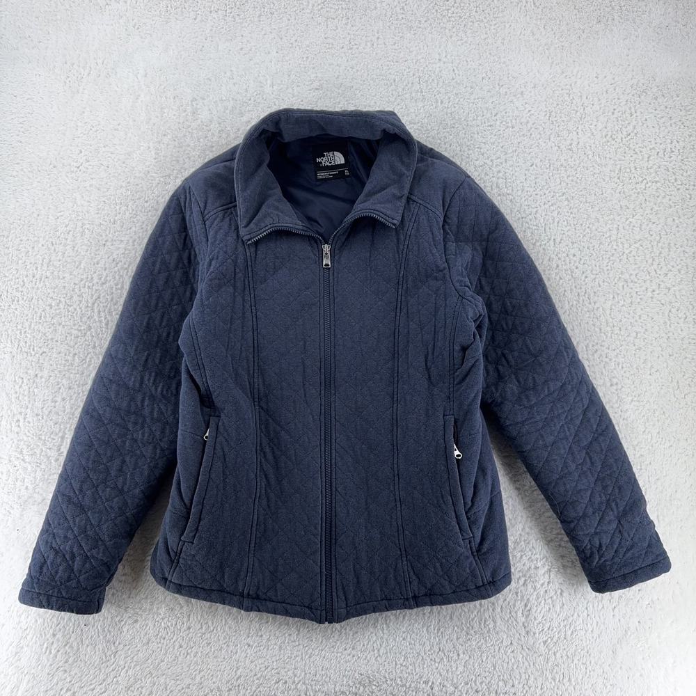 The North Face Quilted Full‎ Zip Jacket Womens XL Insulated Outdoor SP15 CFW6